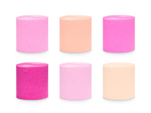 Krepa 5cm/10m zestaw 6 szt mix (1 op. / 6 szt.)