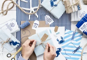 Klamerki drewniane biały (1 op. : 20 szt.)