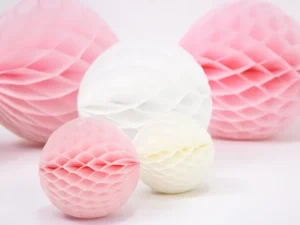 Kula bibułowa, jasny różowy