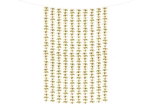 Kurtyna Kwiatki, złoty 100x210cm