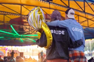 Naprasowanka BRIDE, biały, 24x6 cm