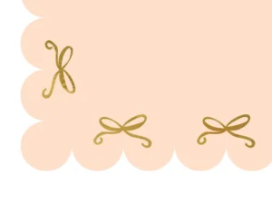 Obrus papierowy Kokardki, różowy 180 x 120cm