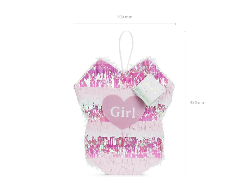 Piniata składana - Body dziecięce Boy or Girl, 30x35x8cm