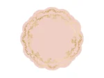 Podkładki pod talerze Ornament, brudny róż śr. 35.5 cm (1 op. : 6 szt.)
