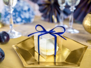 Pudełeczka kwadratowe, transparentne, 5x5x5cm (1 op. 10 szt.),