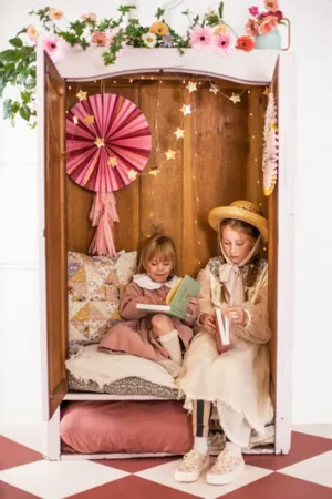 Rozety dekoracyjne Kwiaty, mix 26-43cm (1 op. : 3 szt.)