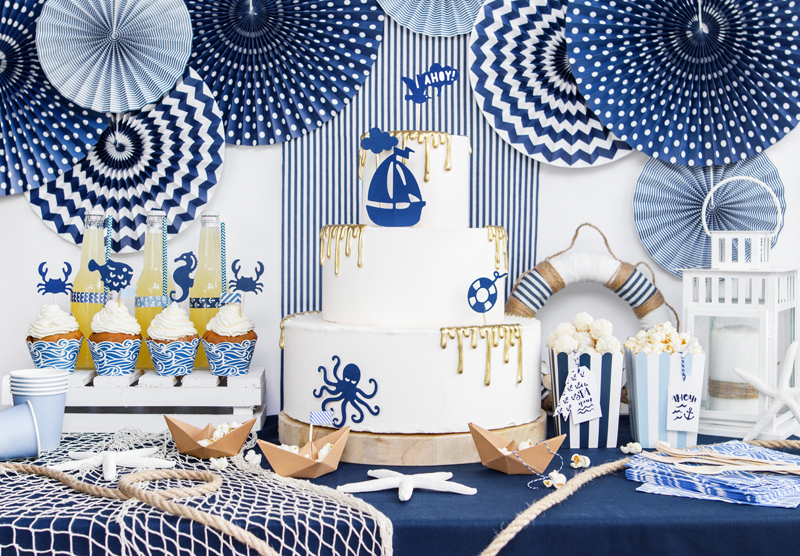 Rozety dekoracyjne granat (1 op. 3 szt.)