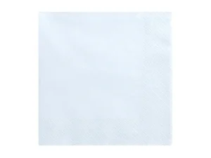 Serwetki trójwarstwowe, j. błękit 33x33 cm (1 op. : 20 szt.)