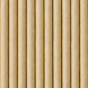 Słomki papierowe, kraft 19.5cm (1 op. : 10 szt.)