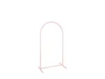 Stojak na tło, łuk mini, brudny róż 80x150 cm