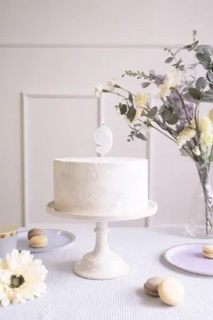 Świeczka urodzinowa Cyferka 9, jasna mięta, 6cm