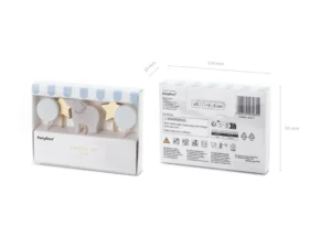 Świeczki urodzinowe Słonik, 3-5 cm, mix (1 op. : 5 szt.)