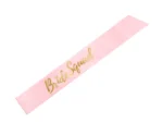 Szarfa Bride squad, jasny różowy 75cm