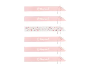 Szarfy Bride to be i Bridesmaid 76cm