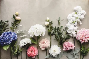 Sztuczny Kwiat - Piwonia, 35cm, biały