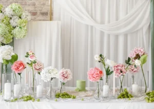 Sztuczny Kwiat - Piwonia, 35cm, różowy