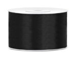 Tasiemka satynowa czarny 38mm/25m