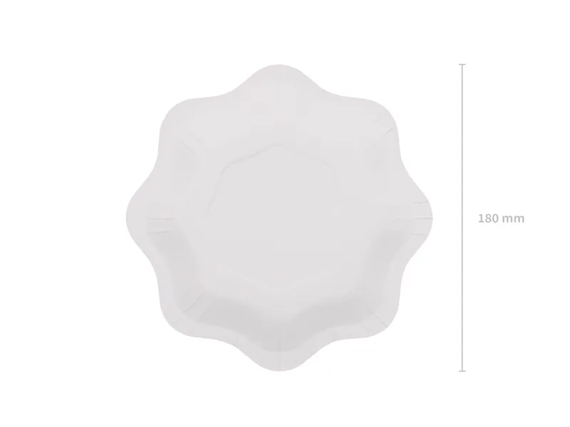 Talerzyki Jednorożec, mix, 18x18 cm (1 op. : 6 szt.)