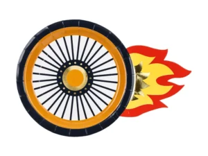 Talerzyki Koło 26.5x18cm mix (1 op. : 6 sztuki