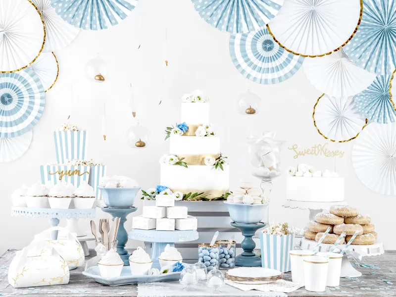 Talerzyki, biały, 18,5cm (1 op. : 6 szt.)