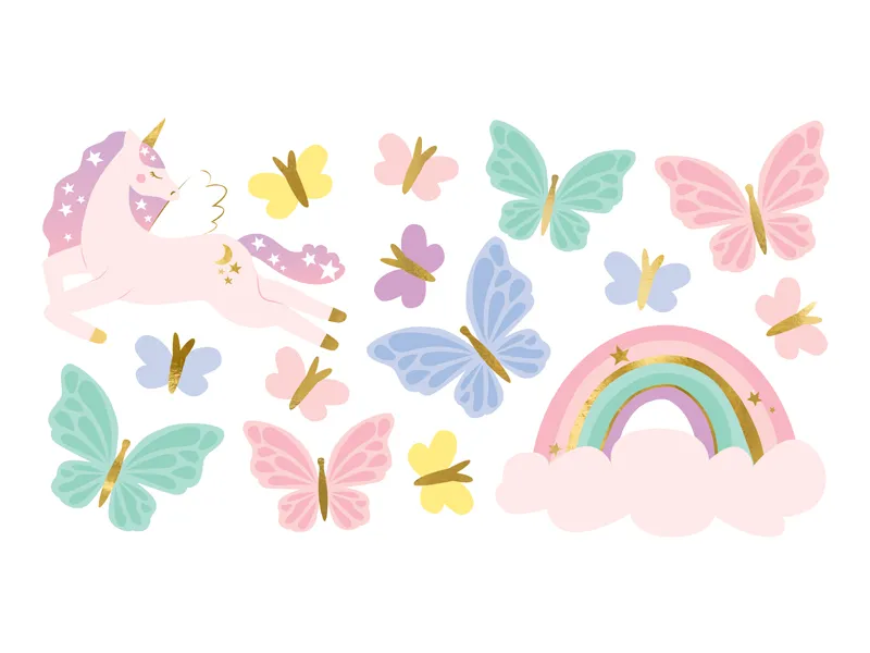 Tatuaże Jednorożce różne wzory