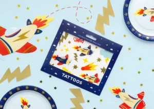 Tatuaże Samoloty mix (1 op. : 11 szt.)