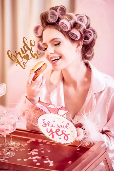 Topper Bride to be, 17.5 cm różowe złoto