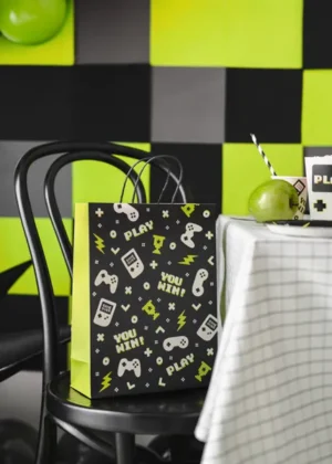 Torebka na prezenty Gamepady, 10x24x32cm