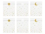 Torebki na słodycze Little Star 13x14cm (1 op. : 6 sztuk