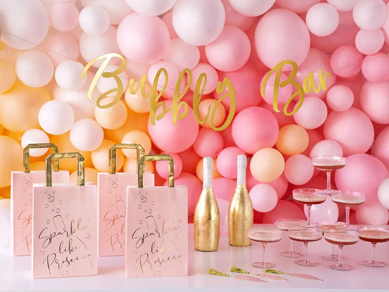 Wizytówki na stół Butelki, 3,5x10 cm (1 op. : 6 szt.)