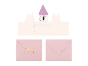 Zaproszenia Zamek, 12.5x15.5cm (1 op. : 6 szt.)