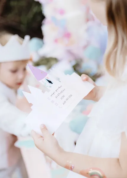 Zaproszenia Zamek, 12.5x15.5cm, mix (1 op. : 6 szt.)