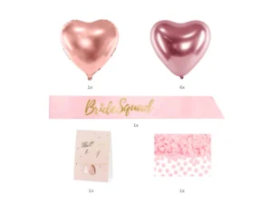 Zestaw akcesoriów dla druhny mix 10 sztuk