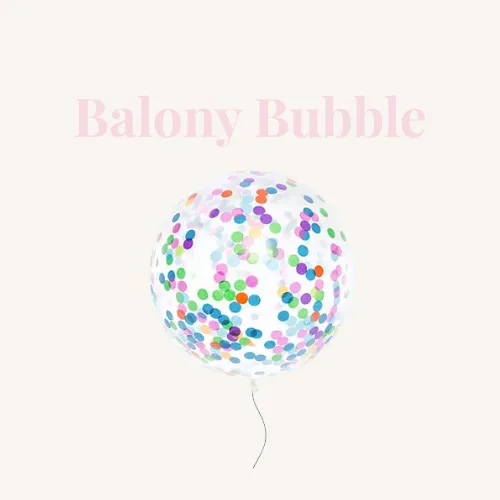 balony bubble