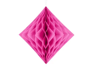 Diament bibułowy ciemny róż mix