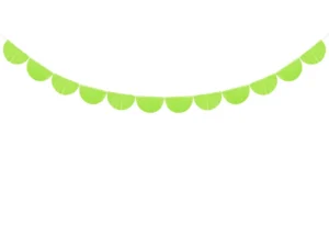Girlanda bibułowa zielona 3m 2