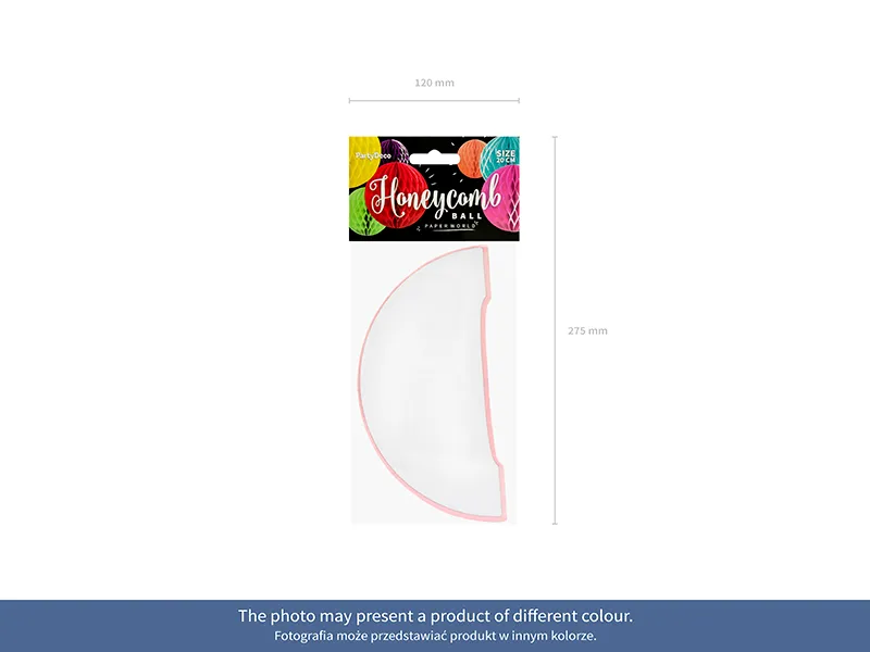 Kula bibułowa jasny miętowy