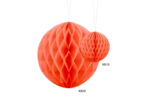 Kula bibułowa pomarańczowa