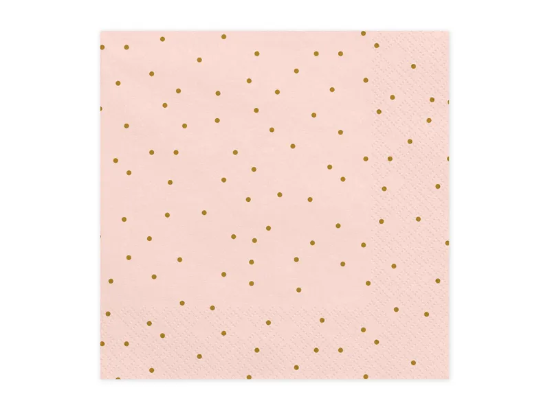 Serwetki w Kropeczki, 33x33 cm