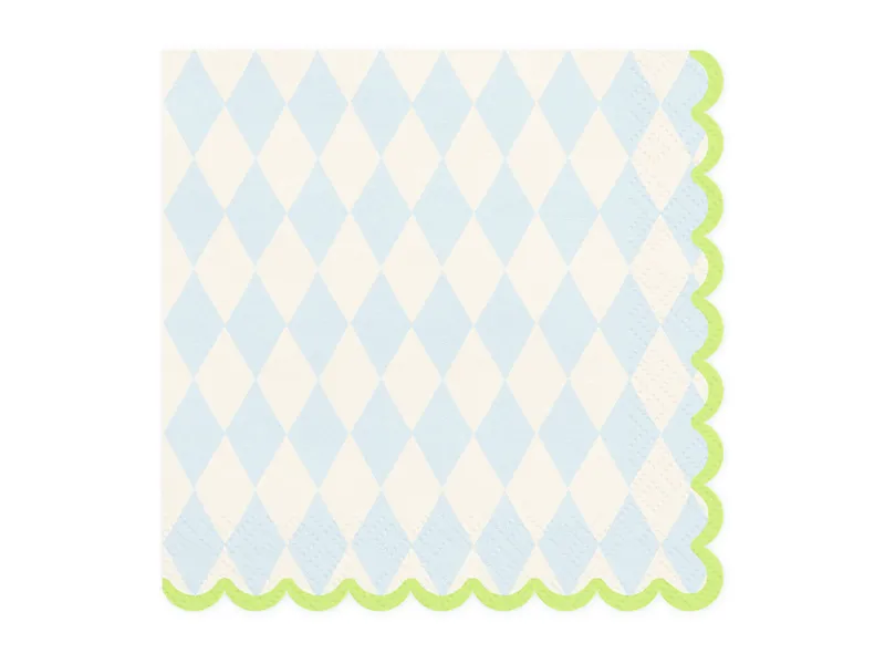 Serwetki Romby 33x33 cm mix