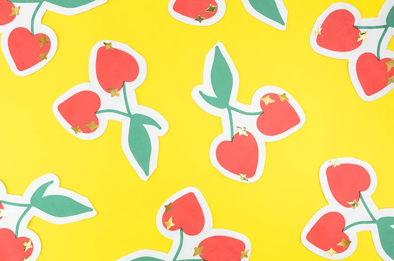 Serwetki Wiśnie mix 13.5x16cm