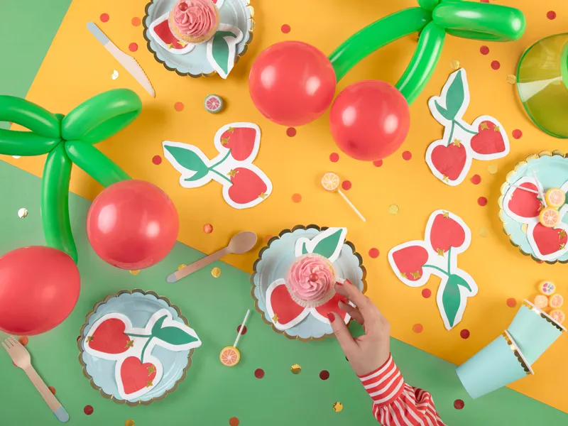 Serwetki Wiśnie mix 13.5x16 cm