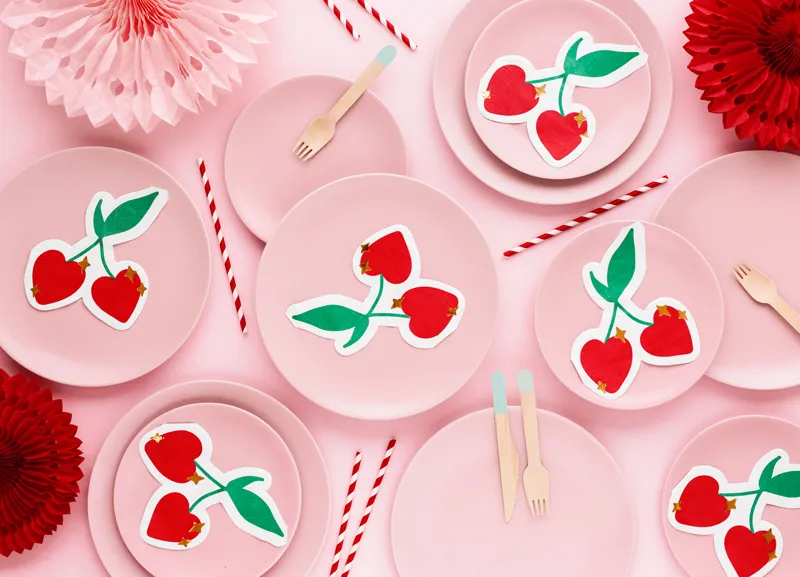 Serwetki Wiśnie 13.5x16cm