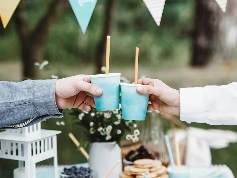 Słomki papierowe Summer time 19,5cm