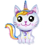 Balon Foliowy Kotorożec Niebieski 88 cm