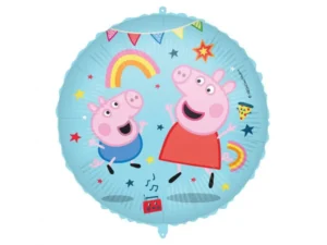 Balon Foliowy okrągły Świnka Peppa 45 cm