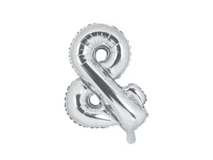 Balon foliowy & 35cm srebrny