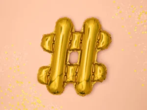 Balon foliowy # 35 cm złoty