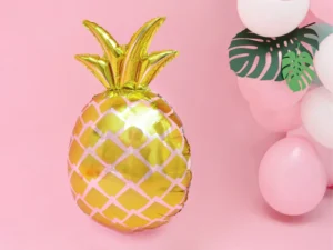 Balon foliowy Ananas złoty 38x63 cm