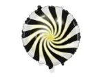 Balon foliowy Cukierek 35cm czarny